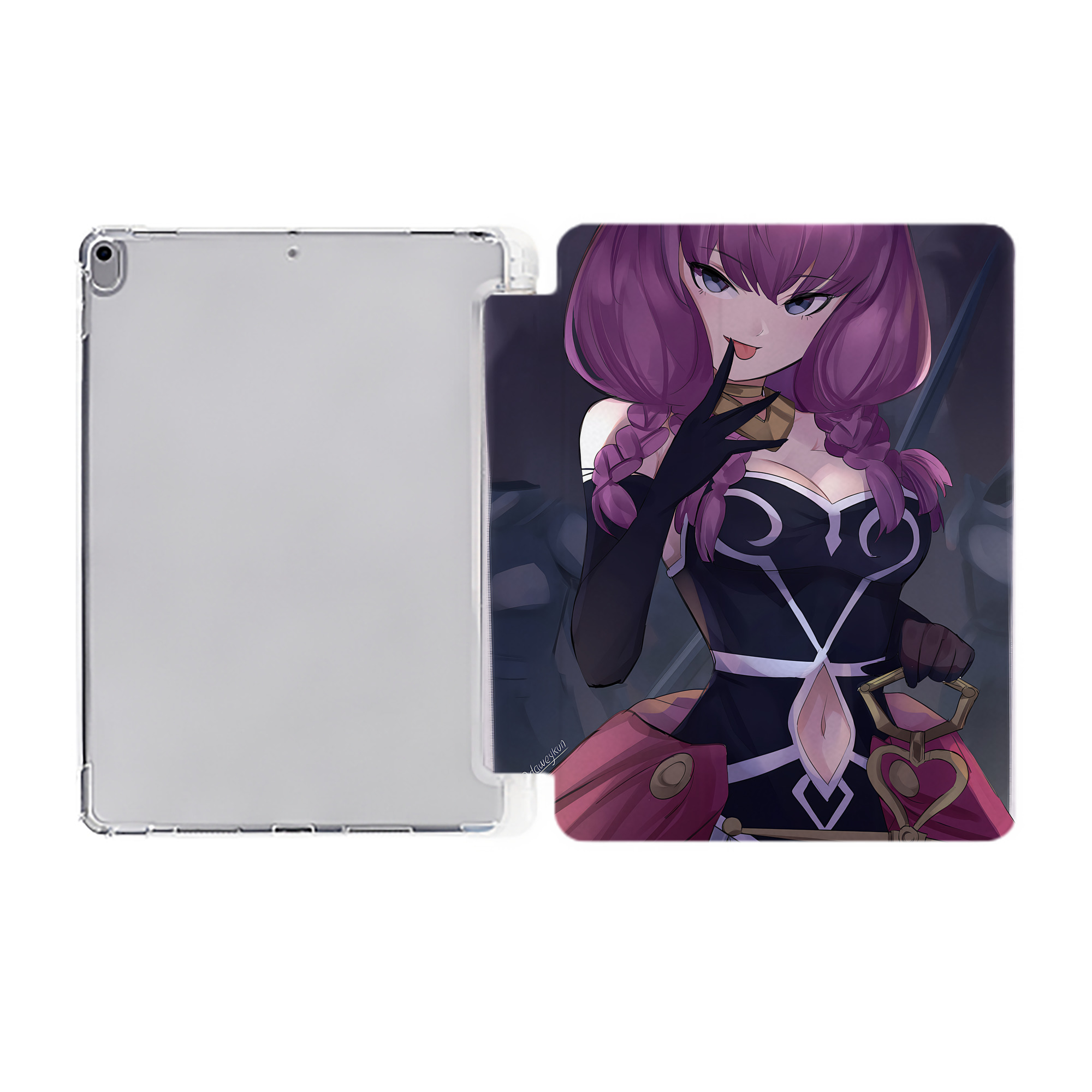 （画像用） 葬送のフリーレン Frieren IPad ケース ペン収納付き 三つ折りスタンド PUレザー×シリコン 対応機種9.5/10.5/10.9インチ